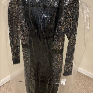 Tadashi Soji velvet and lace